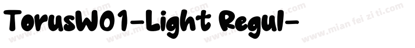 TorusW01-Light Regul字体转换